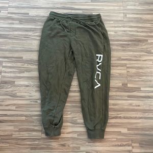 RVCA sweatpants olive green